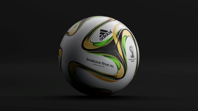 Brazuca Final Rio Official Match Ball - 2014 World Cup Brazuca Soccer Ball
